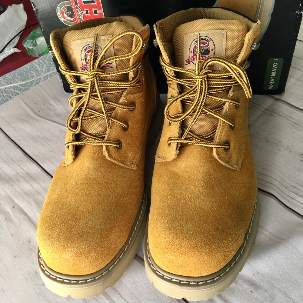 Leather Steel Toe Work Boots